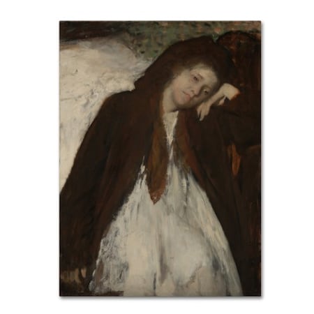 Degas 'The Convalescent' Canvas Art,24x32